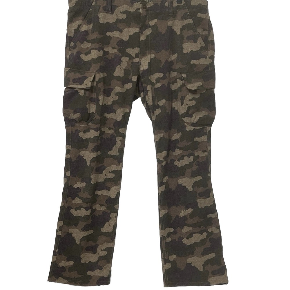 Under Armour Hunt All Season Gear Storm Camo Cargo Pants Nylon Loose Fit 40x32